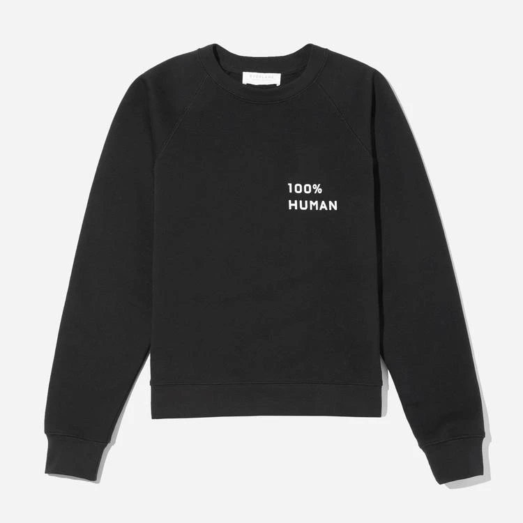 商品Everlane|The 100% Human 毛巾绒短款卫衣-小号字体,价格¥332,第5张图片详细描述