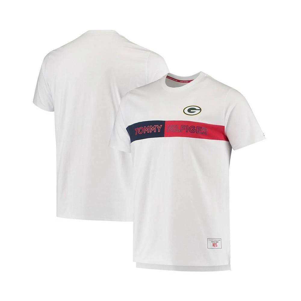 商品Tommy Hilfiger|Men's White Green Bay Packers Core T-shirt,价格¥377,第1张图片