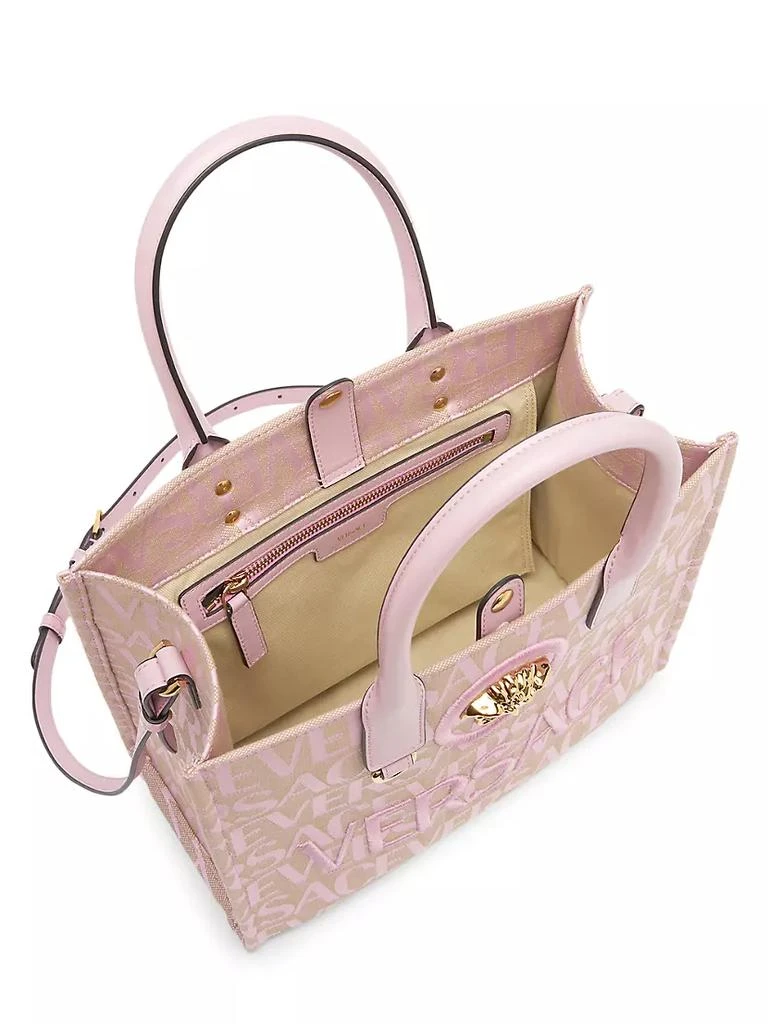 商品Versace|Small Medusa Monogram Jacquard Tote Bag,价格¥11561,第3张图片详细描述