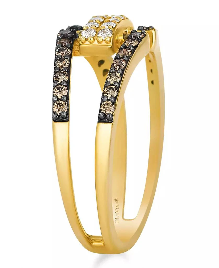 商品Le Vian|Vanilla Diamond (0.13 ct. t.w.) and Chocolate Diamond Ring (0.34 ct. t.w.) in 14K Honey Gold,价格¥28202,第2张图片详细描述