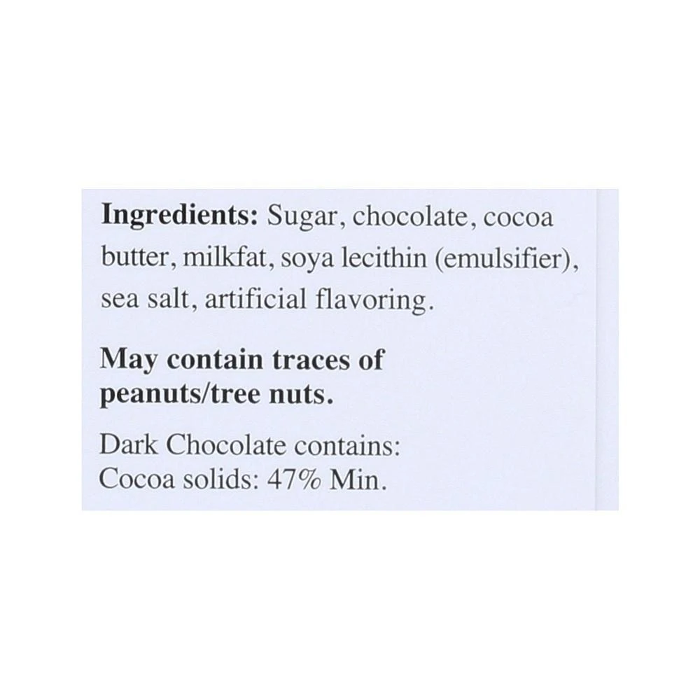 商品LINDT|Chocolate Bar - Dark Chocolate - 47 Percent Cocoa - Excellence - Touch of Sea Salt - 3.5 oz Bars - Case of 12,价格¥581,第2张图片详细描述