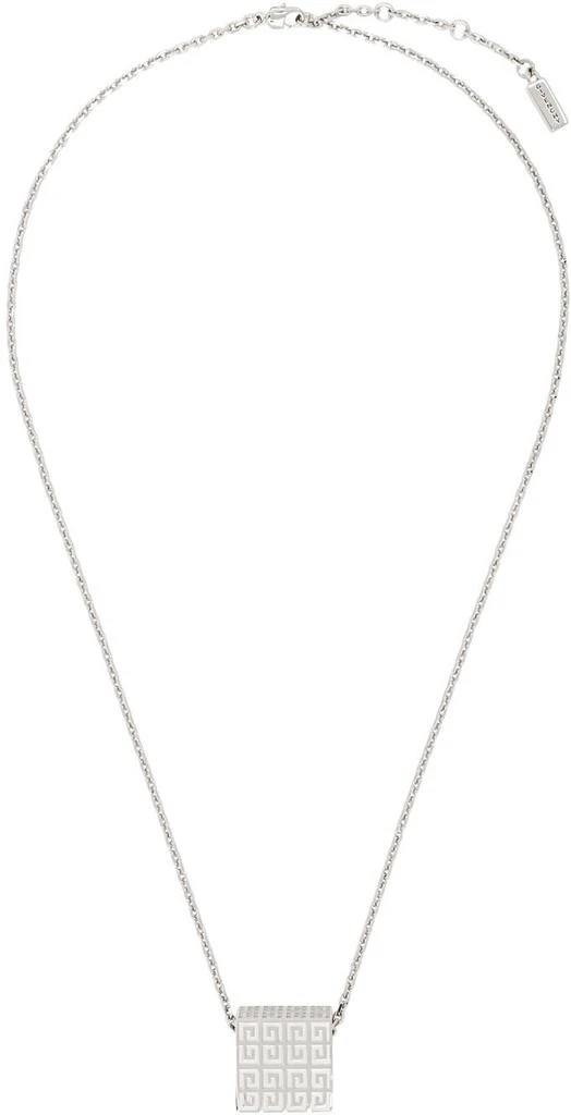 商品Givenchy|Silver G Square Necklace,价格¥2312,第1张图片