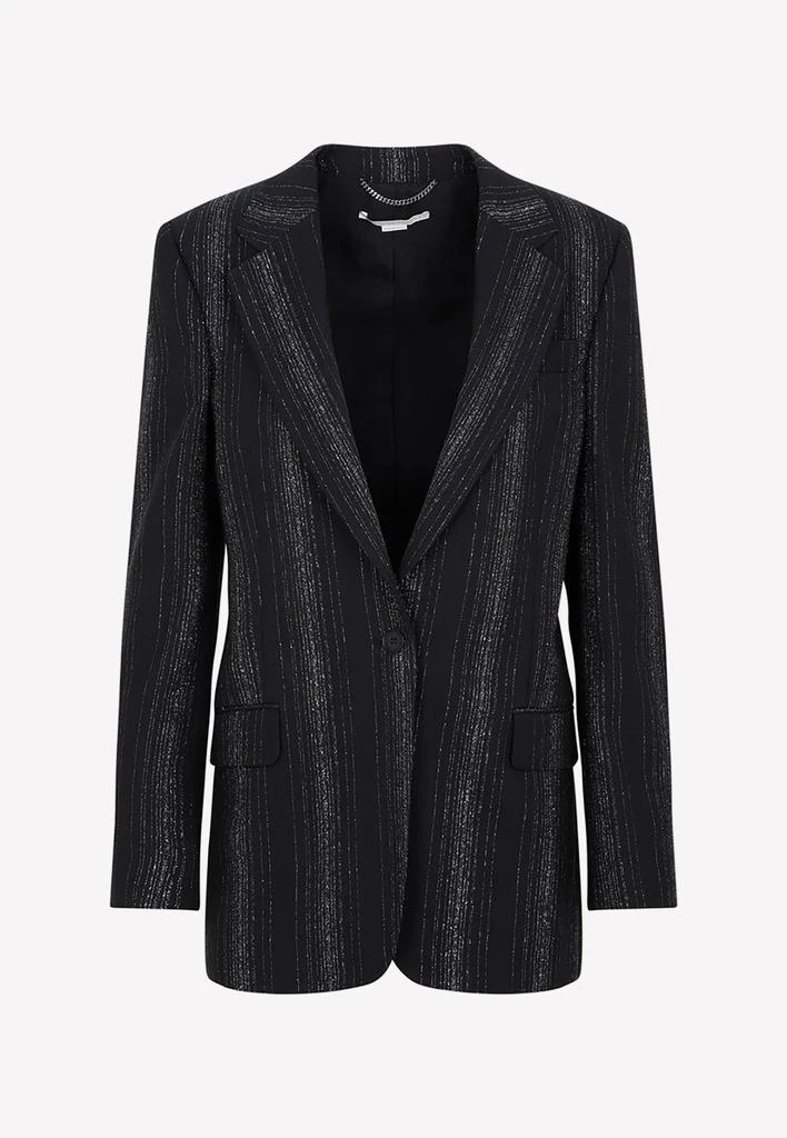 商品Stella McCartney|Tailored Lurex Striped Blazer,价格¥6951,第1张图片