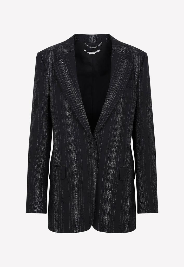 商品Stella McCartney|Tailored Lurex Striped Blazer,价格¥7157,第1张图片