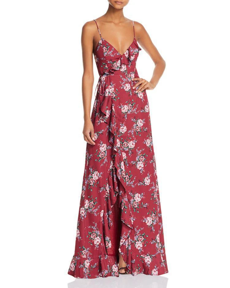 商品Fame and Partners|The Hedy Maxi Wrap Dress - 100% Exclusive,价格¥932,第1张图片