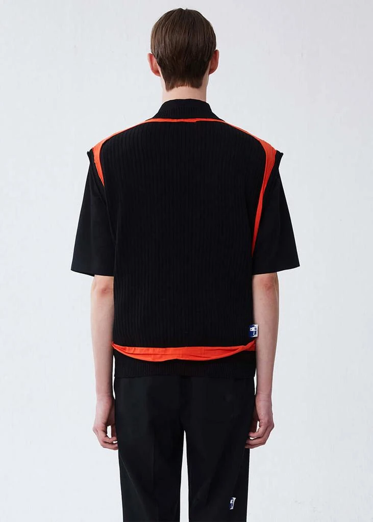 商品ADER error|ADER error Black Conrad Knit Vest,价格¥1443,第3张图片详细描述