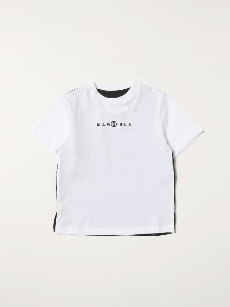 商品MAISON MARGIELA|Mm6 Maison Margiela bicolor t-shirt,价格¥958,第1张图片