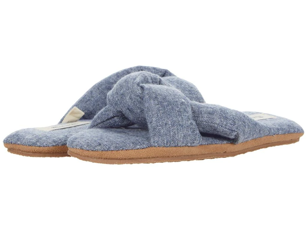 商品Madewell|Chambray Crisscross Scuff Slipper,价格¥144,第1张图片