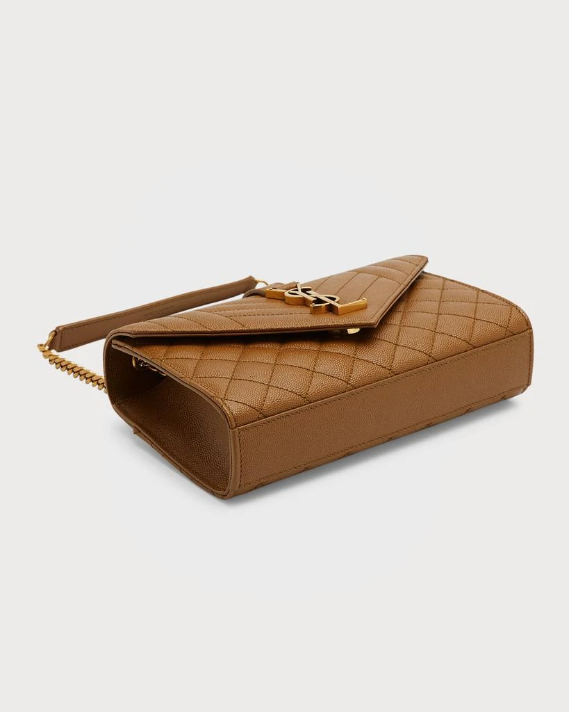 Envelope Triquilt Small YSL Shoulder Bag in Grained Leather 商品