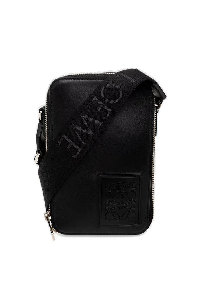 商品Loewe|Loewe Logo Embossed Zipped Crossbody Bag,价格¥6776,第1张图片