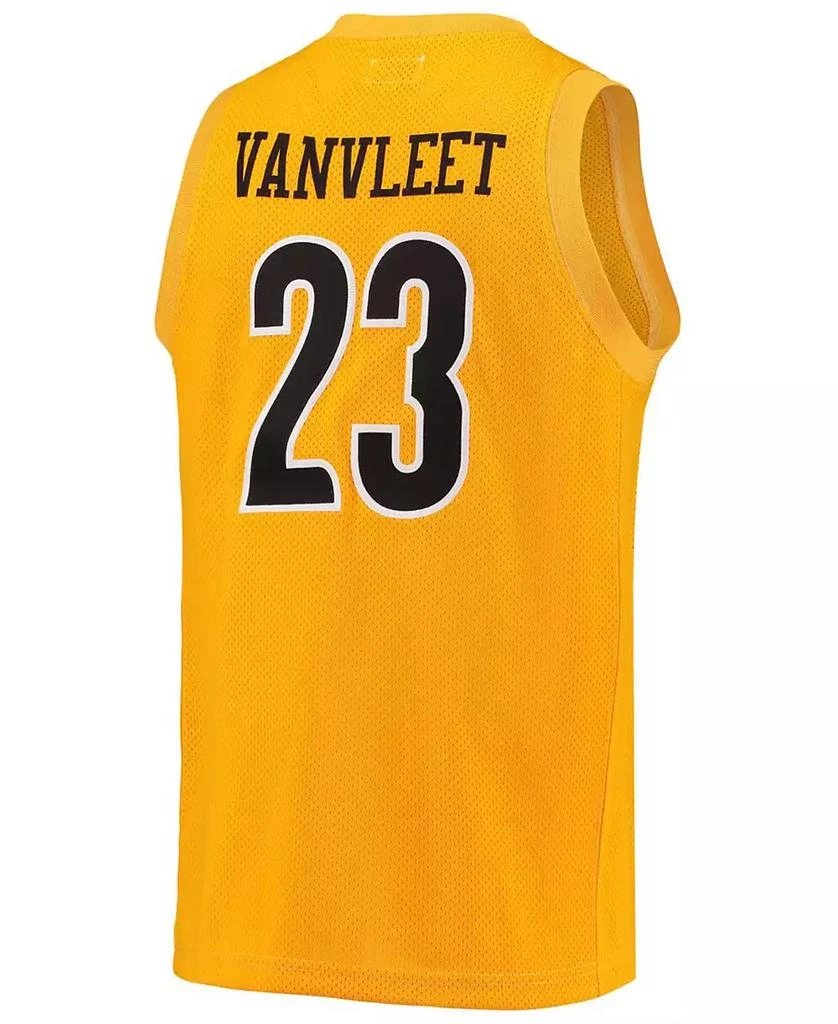 商品The Original Retro Brand|Men's Fred VanVleet Gold Wichita State Shockers Commemorative Classic Basketball Jersey,价格¥692,第2张图片详细描述