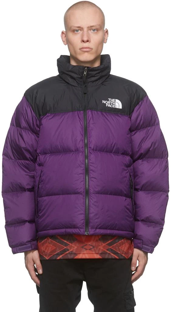 商品The North Face|Purple & Black 1996 Retro Nuptse Jacket,价格¥2489,第1张图片