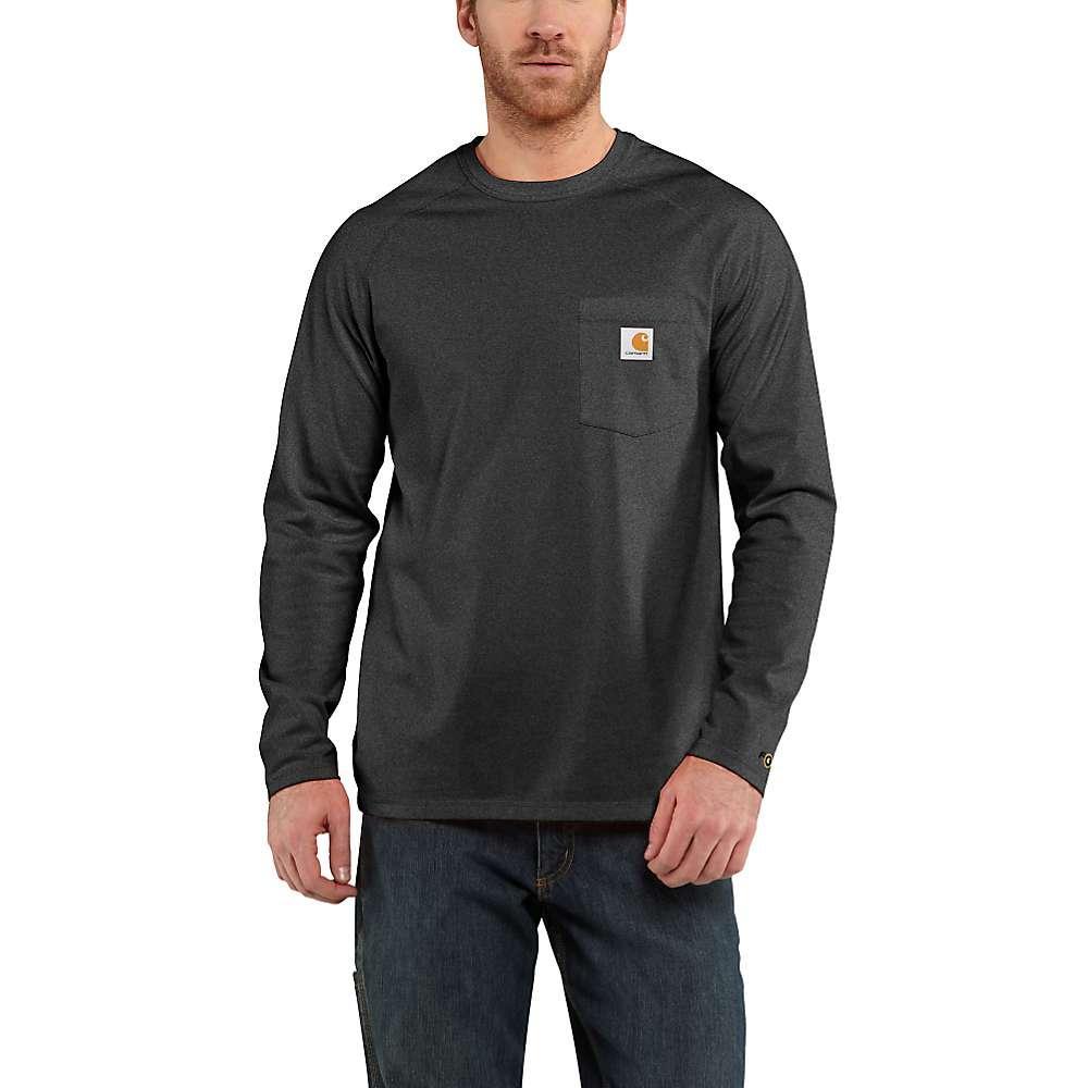 商品Carhartt|Carhartt Men's Force Cotton Delmont LS T-Shirt,价格¥148-¥192,第6张图片详细描述