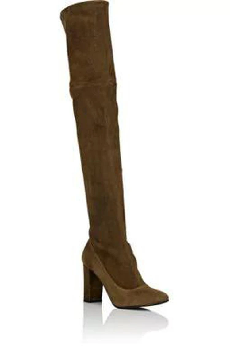 商品Barneys New York|Suede Knee Boots,价格¥1853,第2张图片详细描述