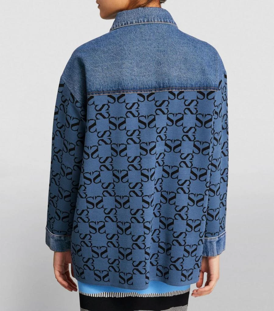 商品Sandro|Denim-Trim Augustin Cardigan,价格¥1858,第4张图片详细描述