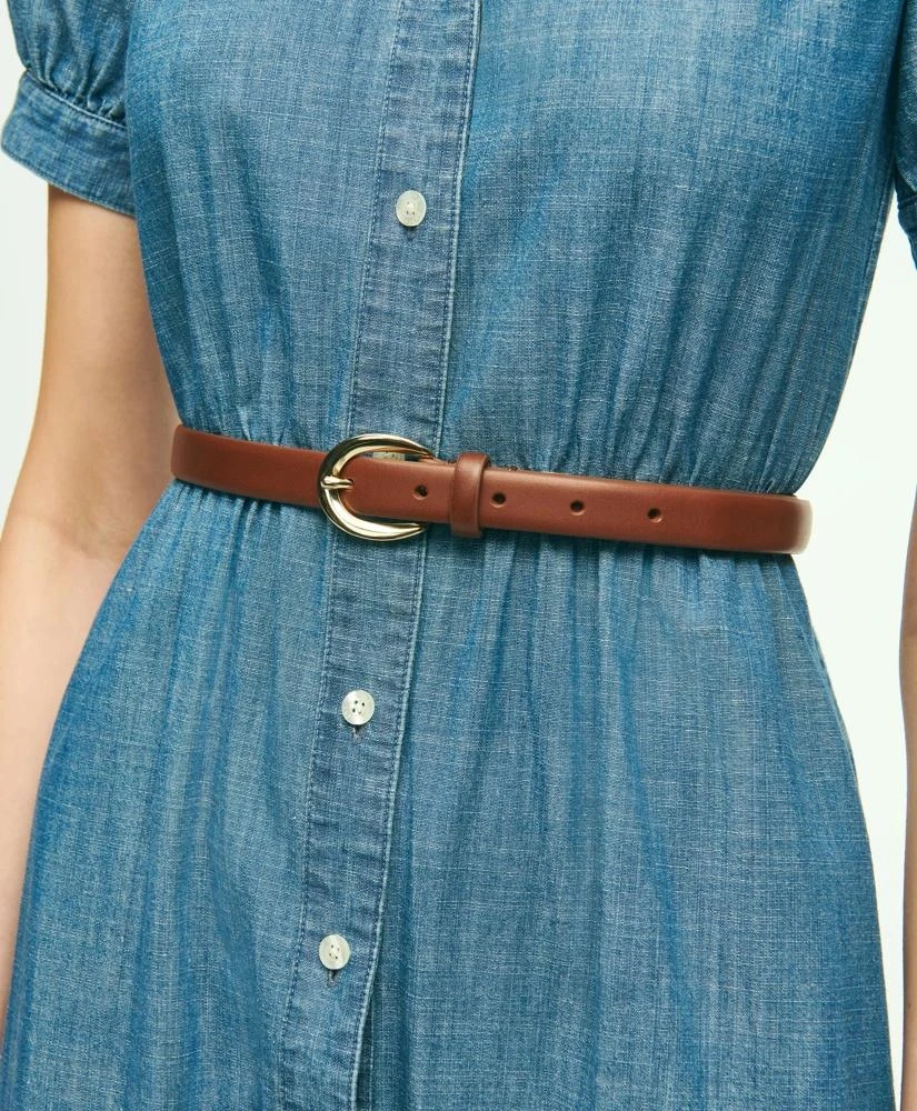 商品Brooks Brothers|Leather Trouser Belt,价格¥1106,第2张图片详细描述