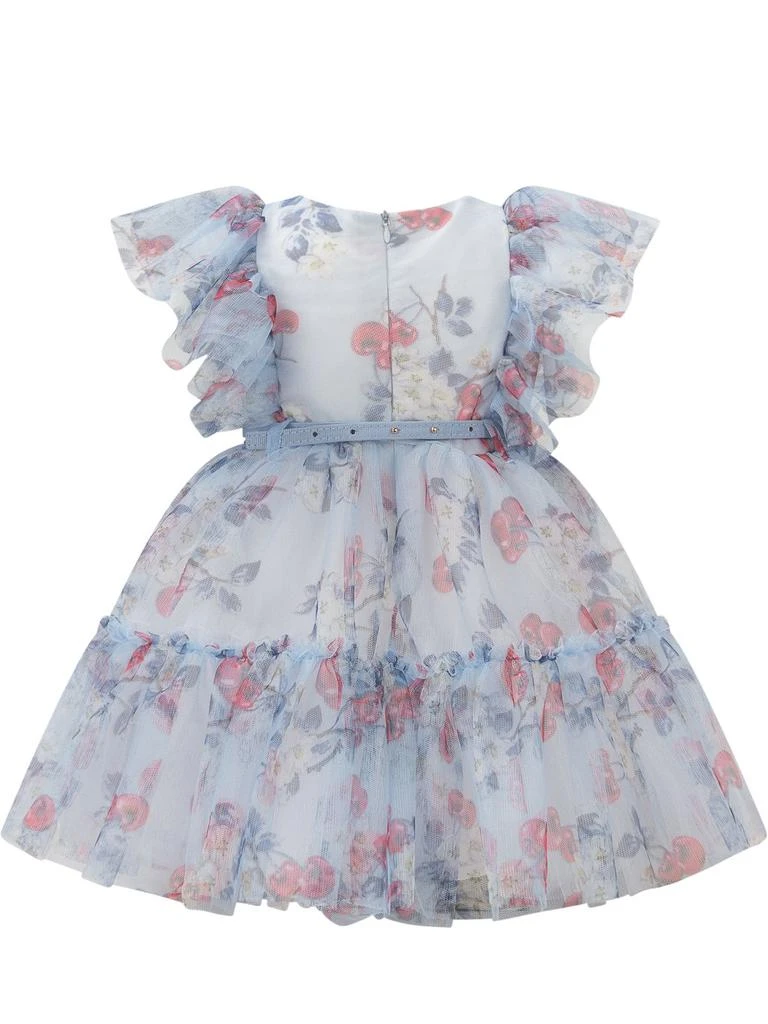 商品MONNALISA|Monnalisa Crewneck Tiered Belted Dress,价格¥1031,第2张图片详细描述