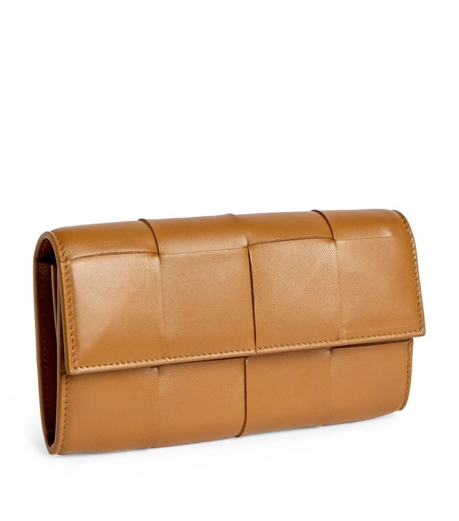 商品Bottega Veneta|Leather Intreccio Flap Wallet,价格¥6902,第3张图片详细描述