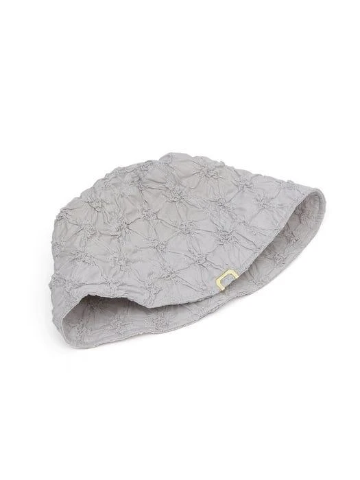 商品UNDERCONTROL STUDIO|Stand Bucket Hat - Flower Embo (Fog Gray),价格¥501,第3张图片详细描述