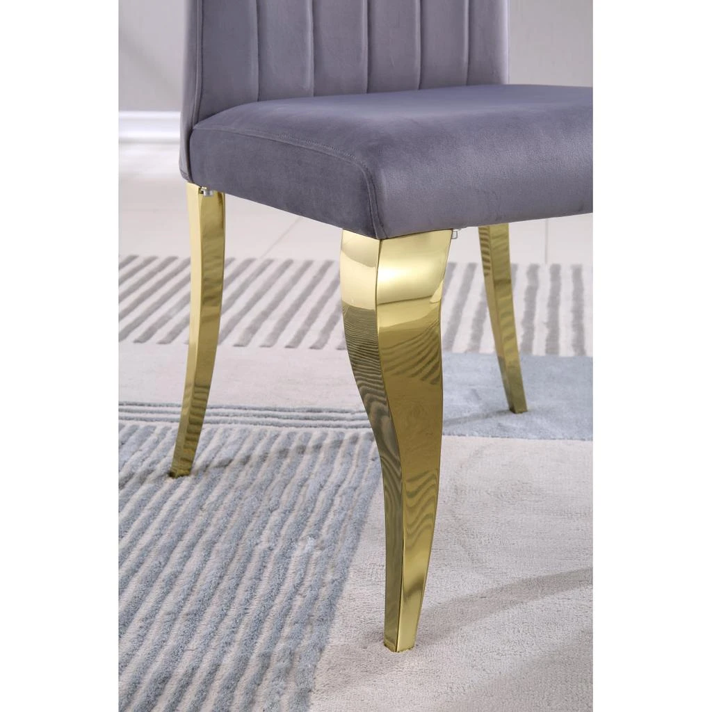商品Simplie Fun|Seating for Dining in Velvet,价格¥5342,第5张图片详细描述