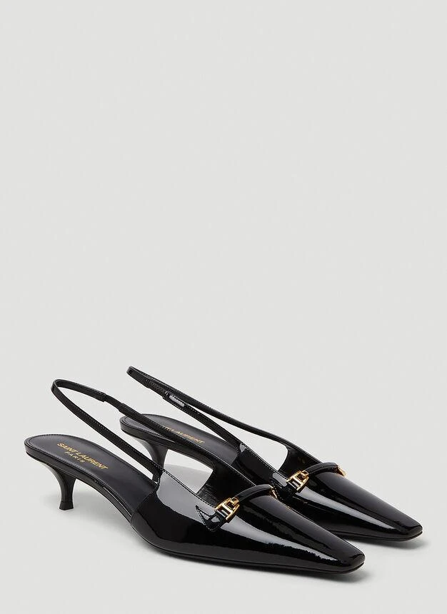 商品Yves Saint Laurent|Tom T Dream Heels in Black,价格¥7521,第2张图片详细描述