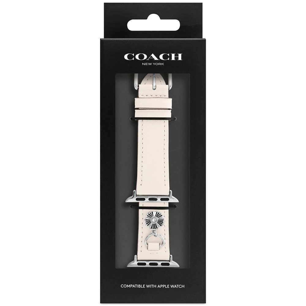 商品Coach|Chalk Leather Apple Watch Band 38/41mm,价格¥716,第4张图片详细描述