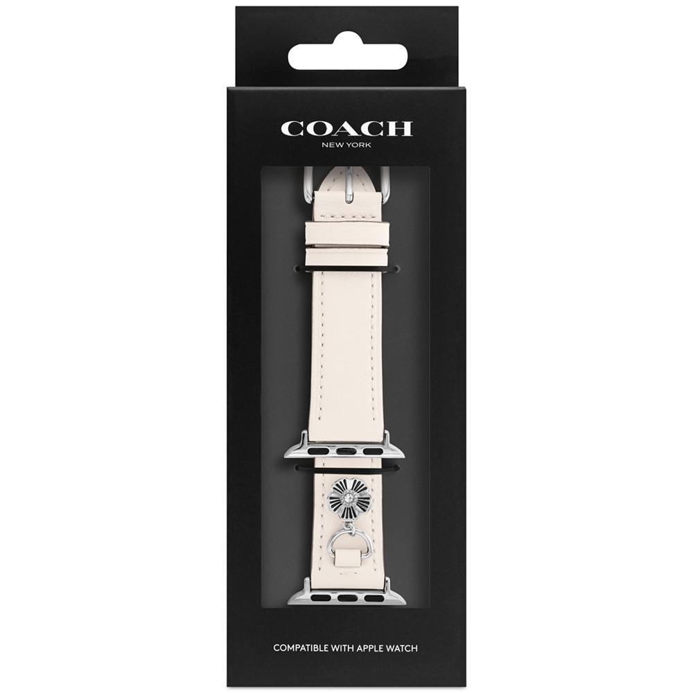 商品Coach|Chalk Leather Apple Watch Band 38/41mm,价格¥921,第6张图片详细描述