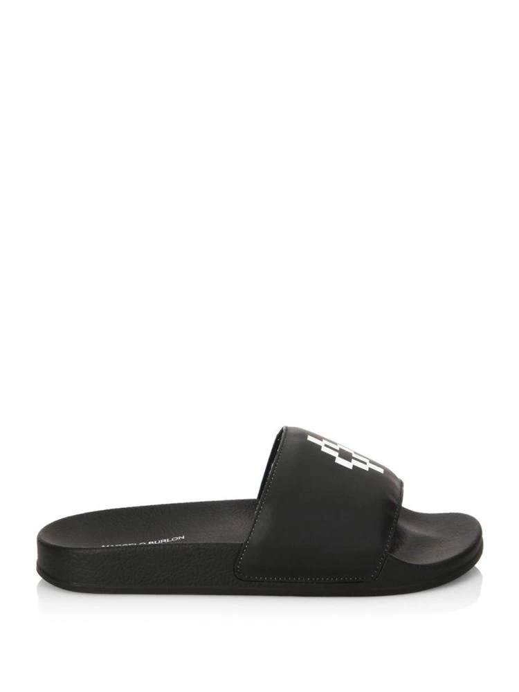 商品Marcelo Burlon|Giulia Pool Slides,价格¥675,第5张图片详细描述