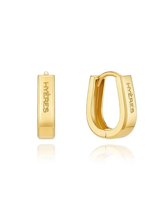 商品hyeres-lor|Essence 14K Volume One Touch Earrings M,价格¥3659,第1张图片