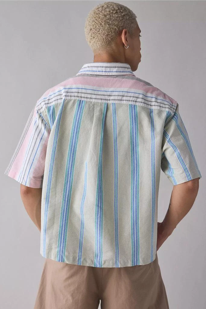 商品Urban Outfitters|UO Stripe Cutoff Oxford Shirt,价格¥74,第3张图片详细描述