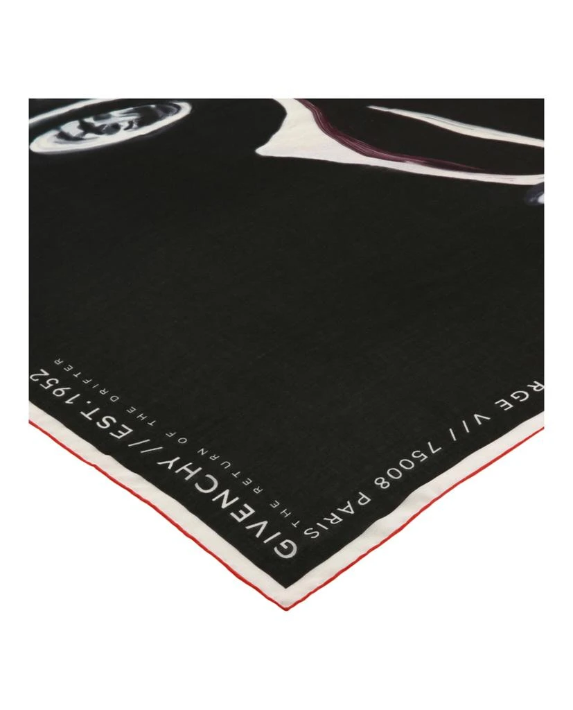 商品Givenchy|Car Logo Print Silk Scarf,价格¥830,第2张图片详细描述