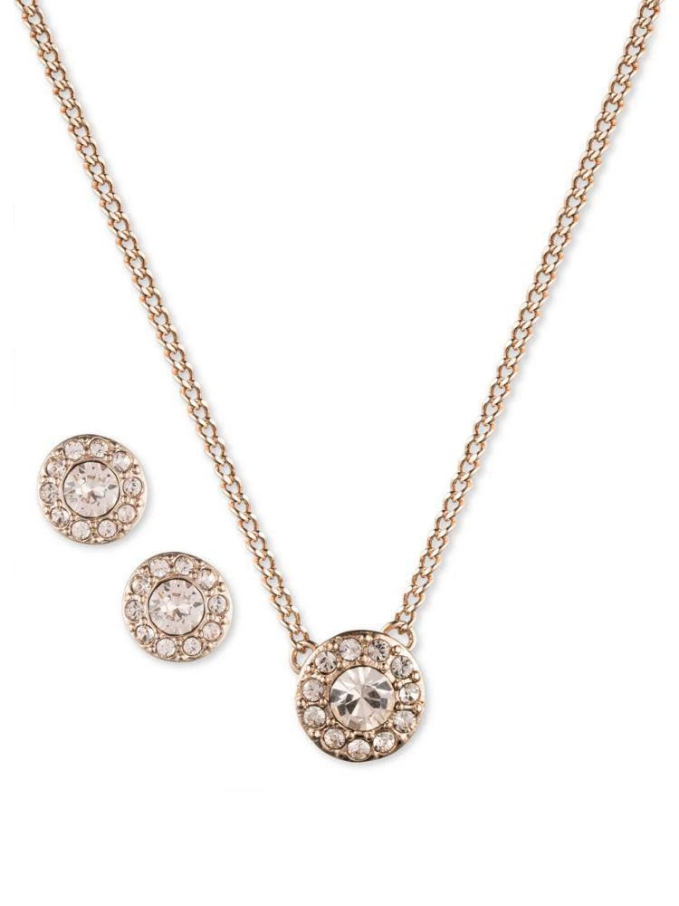 商品Givenchy|Pave Pendant 项链耳环套装,价格¥361,第1张图片
