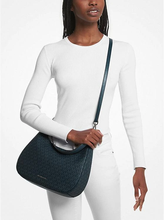 商品Michael Kors|Cora Large Logo Shoulder Bag,价格¥1469,第3张图片详细描述