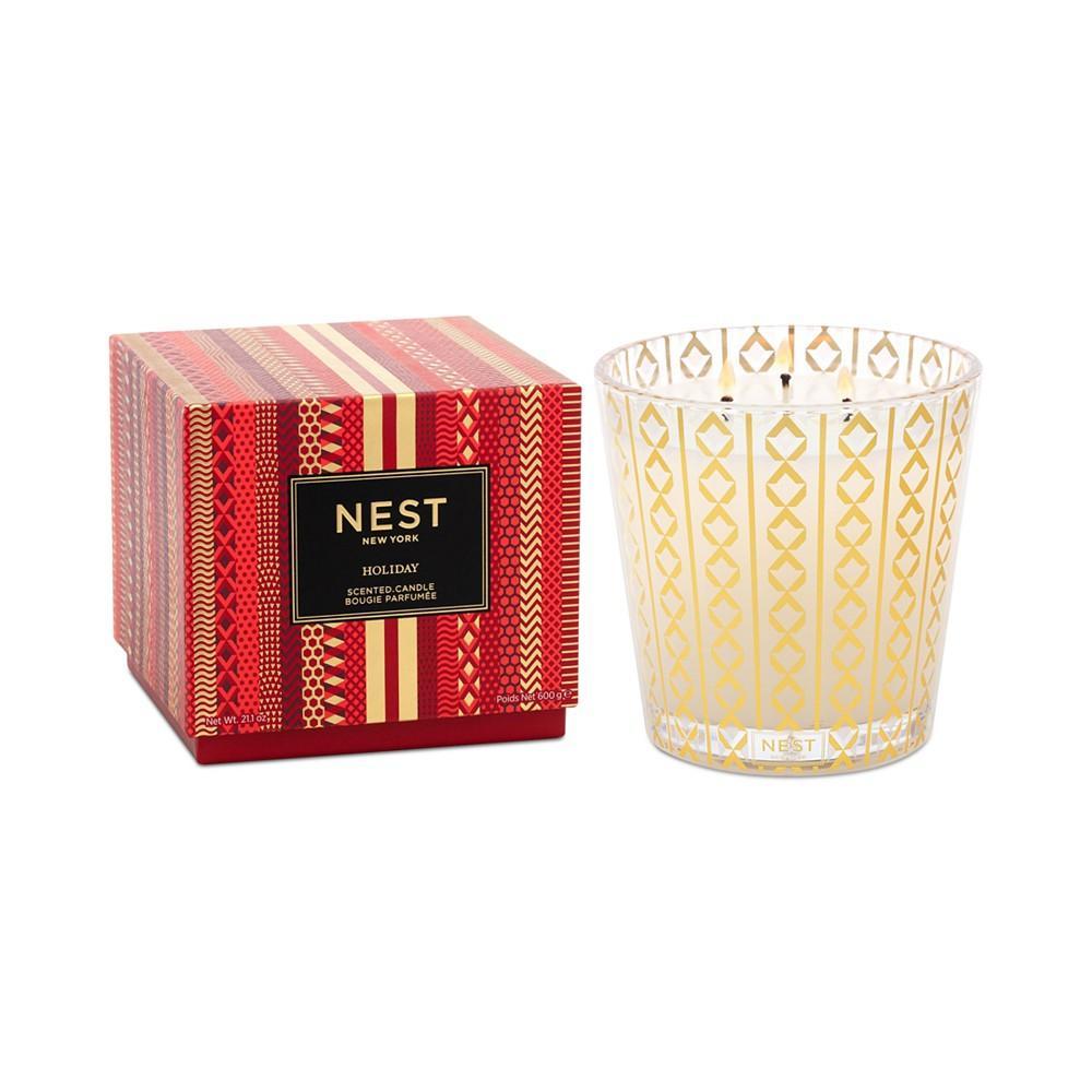商品NEST New York|NEST Fragrances Holiday 3-Wick Candle, 21.1 oz.,价格¥566,第1张图片