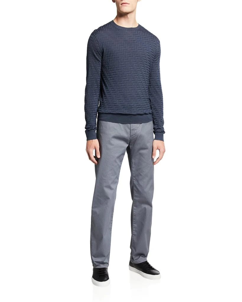 商品Giorgio Armani|Men's Solid 5-Pocket Pants,价格¥1725,第3张图片详细描述