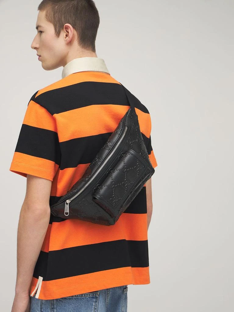 商品Gucci|Gg Embossed Leather Belt Bag,价格¥11214,第2张图片详细描述