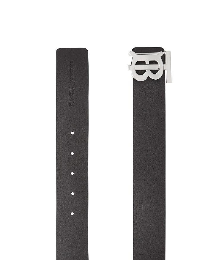 商品Burberry|Men's Reversible Monogram Plaque Buckle Leather Belt,价格¥1854,第2张图片详细描述