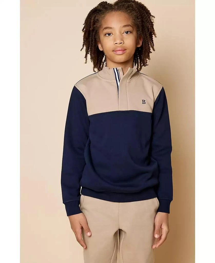 商品Brooks Brothers|Big Boys Quarter-Zip Sweatshirt,价格¥153,第1张图片