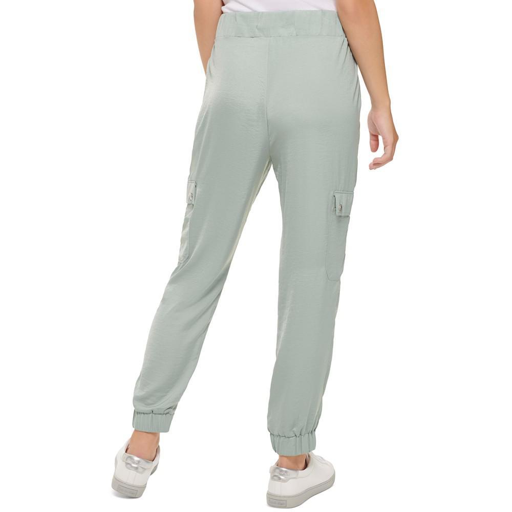 商品Calvin Klein|Women's High-Rise Cargo Joggers,价格¥573,第4张图片详细描述