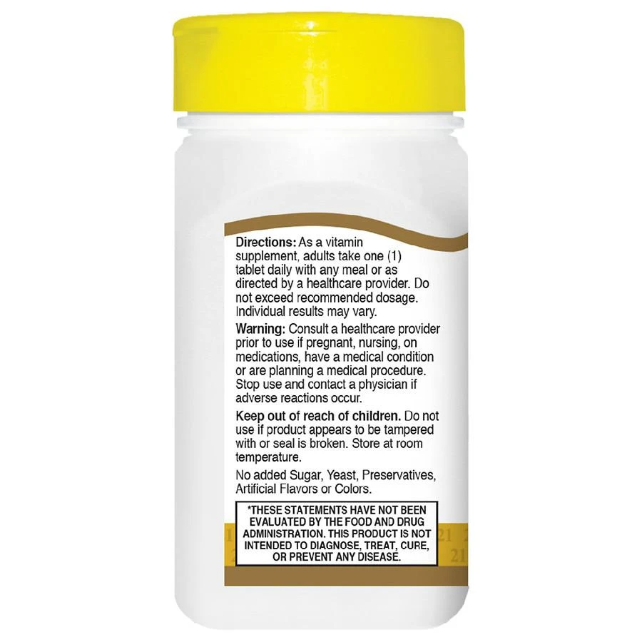 商品21st Century|Biotin 10,000 mcg Tablets,价格¥77,第3张图片详细描述
