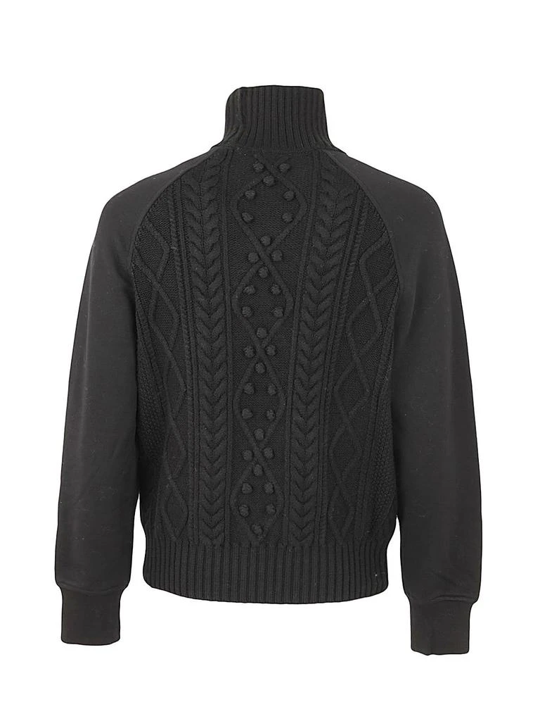 商品Neil Barrett|Neil Barrett Panelled Cable Knit Pullover,价格¥3612,第2张图片详细描述
