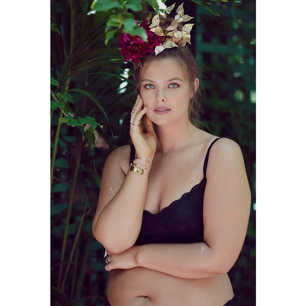 商品Cosabella|Plus Size Never Say Never Lace Sweetie Bralette NEVER1301P, Online Only,价格¥483,第4张图片详细描述