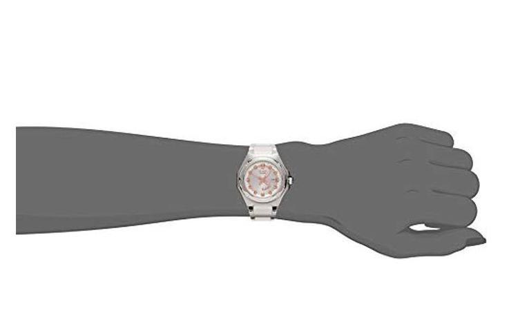 商品Casio|日本直邮CASIO卡西欧女士手表MSG-W300C-7AJF太阳能白色手表,价格¥4243,第6张图片详细描述