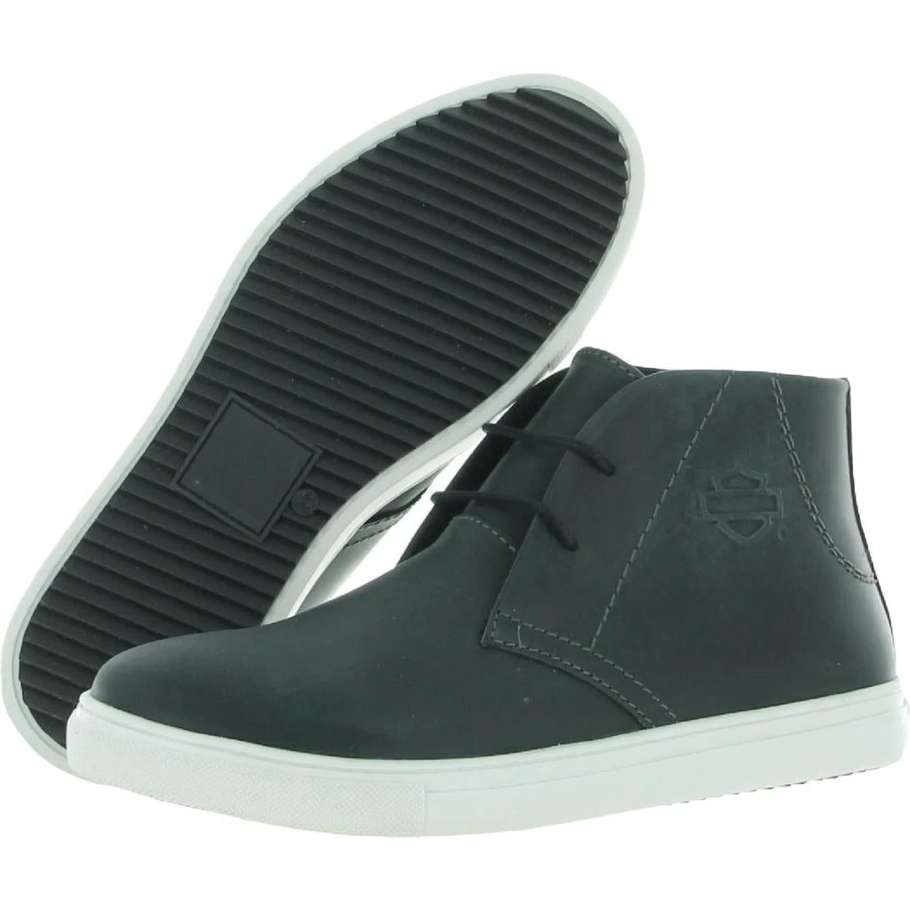 商品Harley Davidson|Harley-Davidson Mens Kingman Fitness Lifestyle High-Top Sneakers,价格¥299,第3张图片详细描述