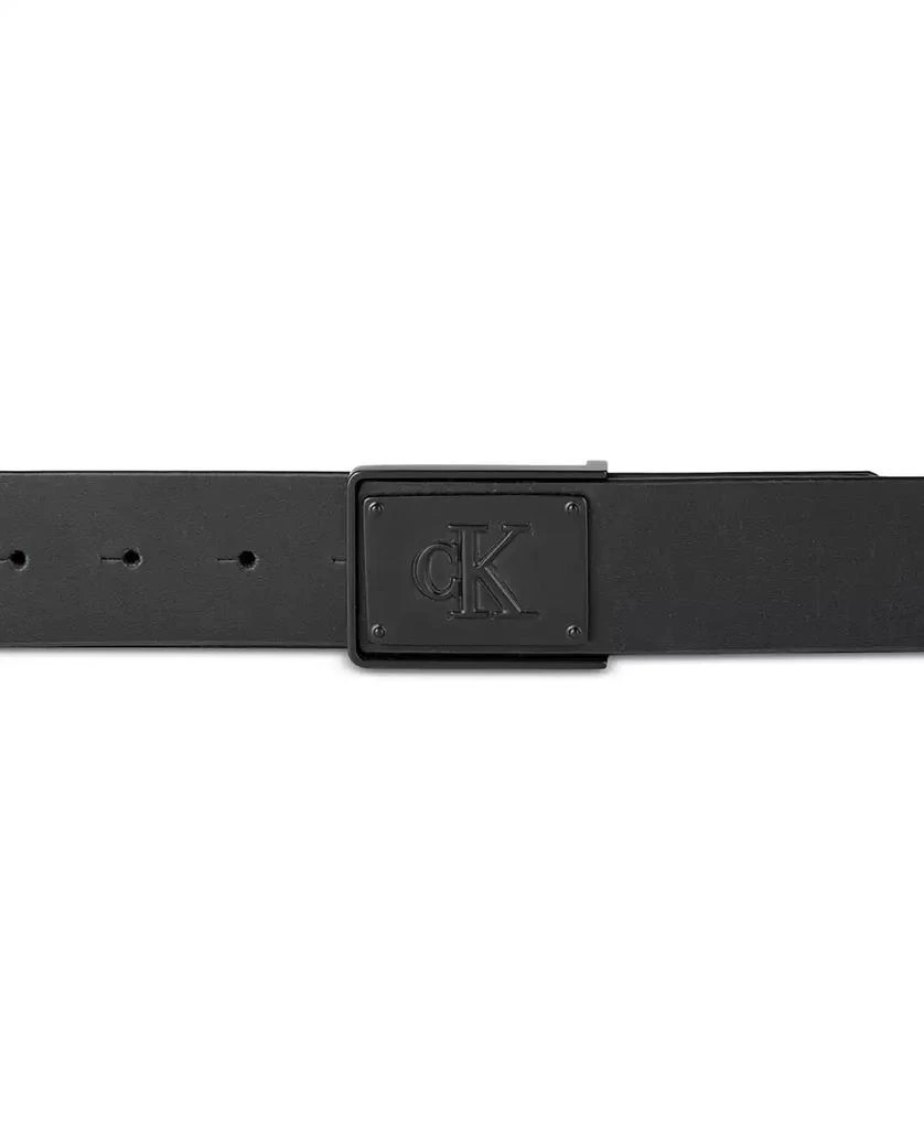 商品Calvin Klein|Men's CK Plate Plaque Belt,价格¥405,第4张图片详细描述