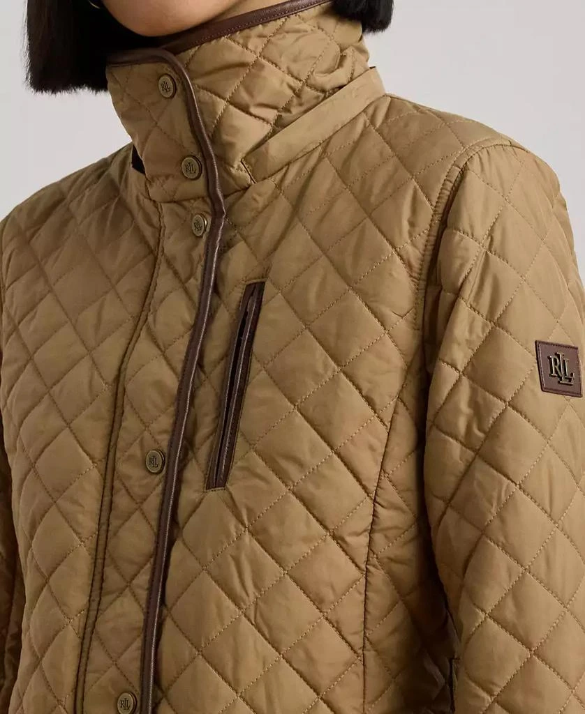 商品Ralph Lauren|女款中长款菱形绗缝外套,价格¥1760,第4张图片详细描述