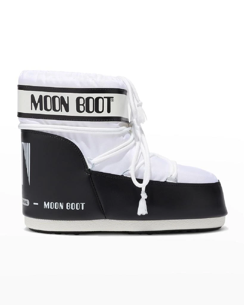 商品Moon Boot|Classic Bicolor Lace-Up Short Snow Boots,价格¥1526,第1张图片