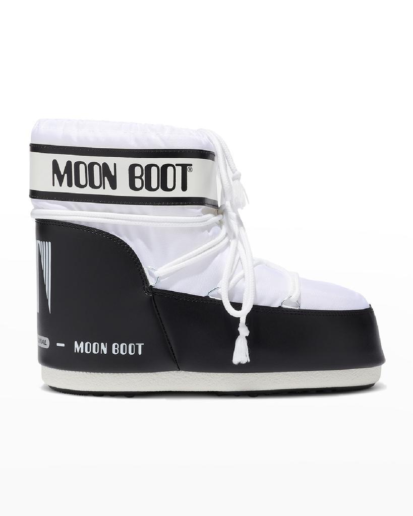 商品Moon Boot|Classic Bicolor Lace-Up Short Snow Boots,价格¥1259,第1张图片