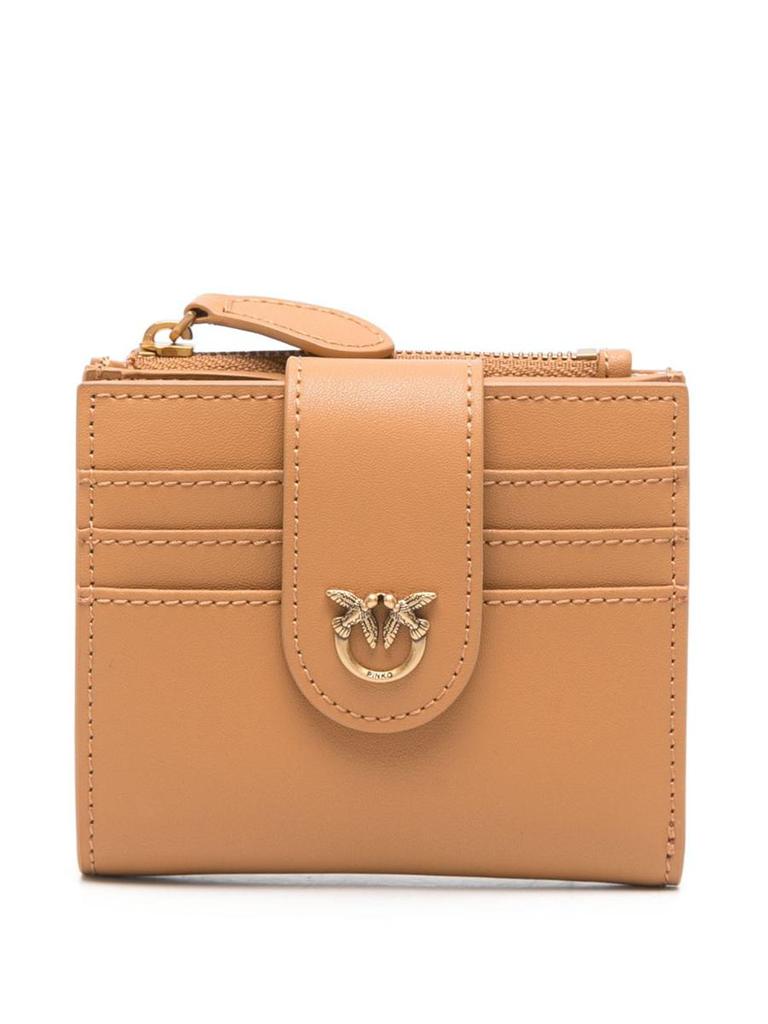 折りたたみ財布 PINKO SS25 'Multi Purpose' wallet (103610A0F1 C83Q) PINKO Pinko 'Multi Purpose' Wallet In Beige Leather