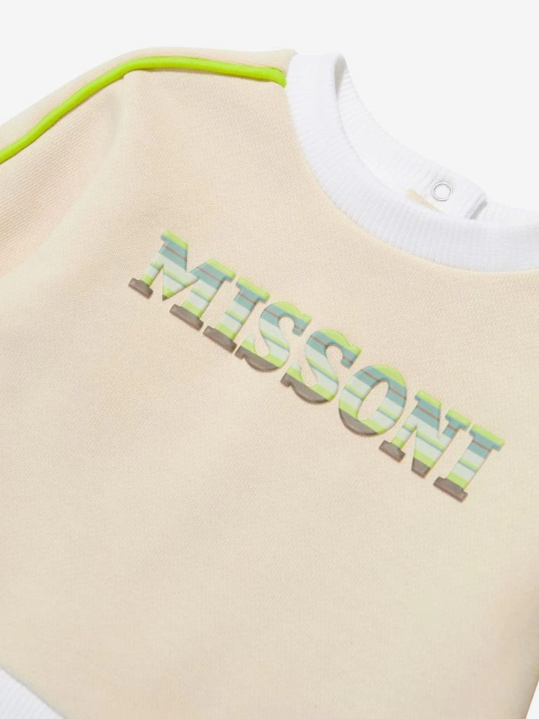 商品Missoni|Baby Boys Logo Sweatshirt in Beige,价格¥586,第3张图片详细描述